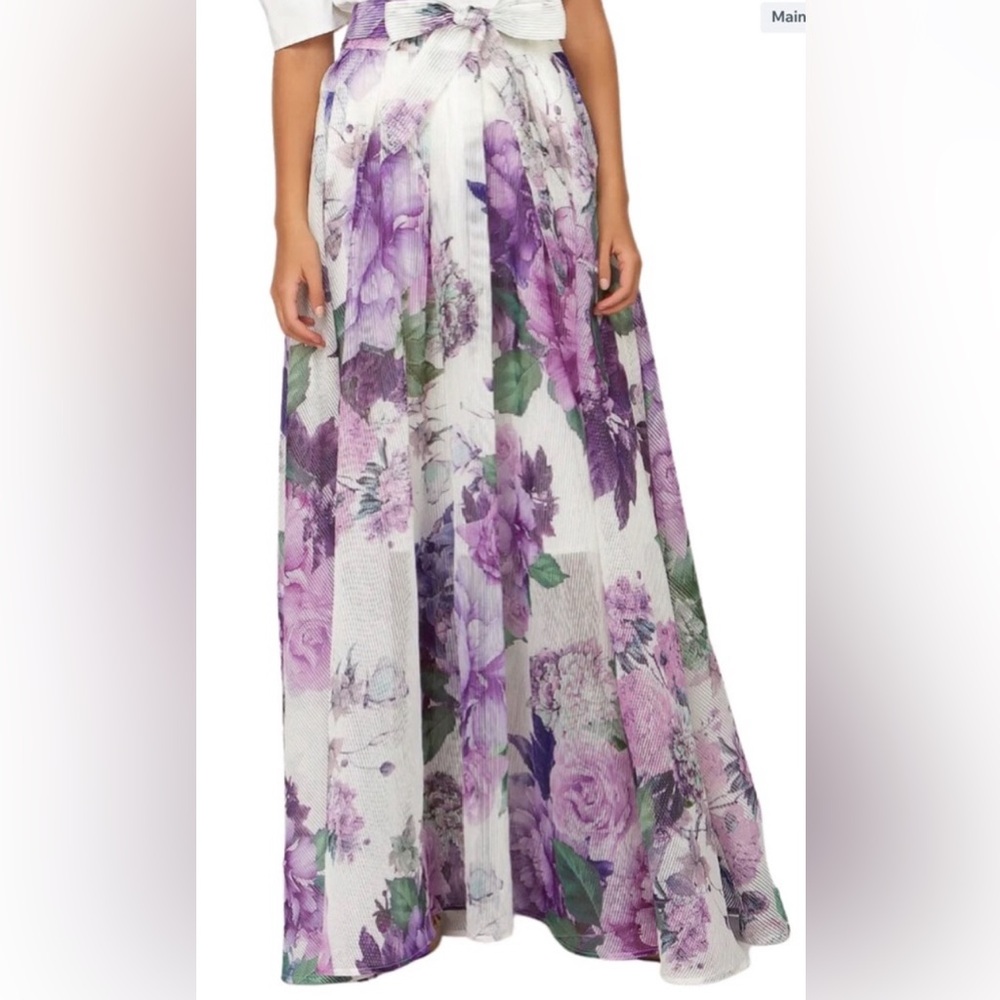 Gracia Purple Floral Maxi Skirt size S